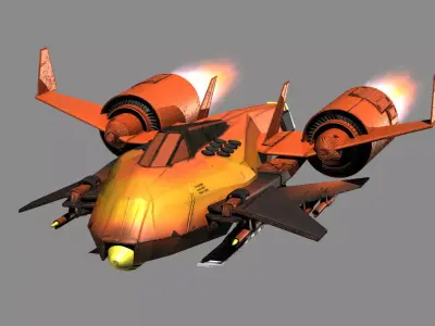 Attack Bomber 3D model