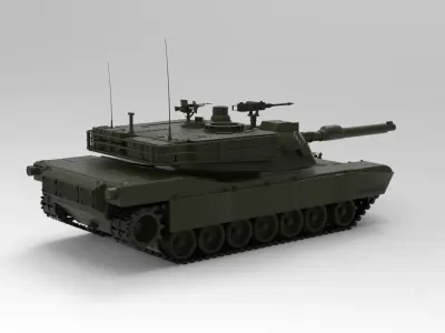 M1 Abrams 3D model get