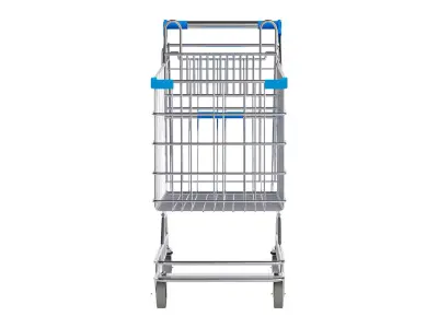 Shopping Trolley with Child Seat 3D model