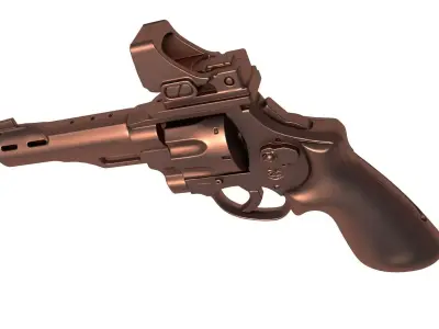 Smith Wesson Model 327  3D print model