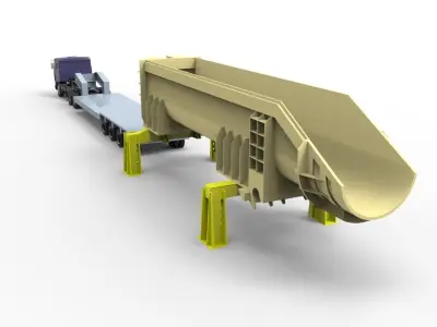 truck scrap Free 3D model