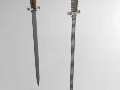 Sword 01 3D model purchase