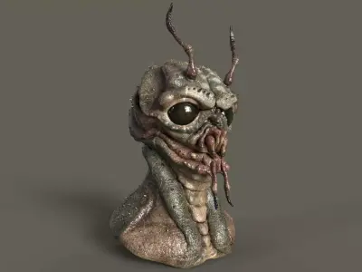 Alien insectoid Free 3D model