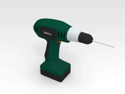 Driller electric drill 3D model