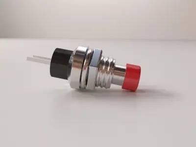 Push Button 3D model by firdz3d