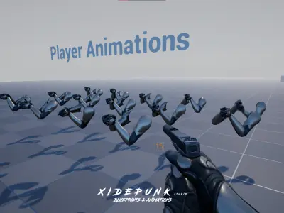 First Person Pistol Animations 3D model