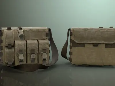 Tactical Military Backpack Free 3D model