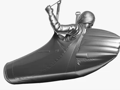  Paraglider in capsule 