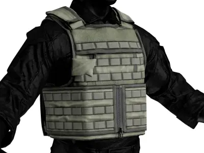 PARACLETE RAV VEST Low-poly 3D model