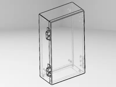 Control Box Size 240x430x125 mm Free 3D model