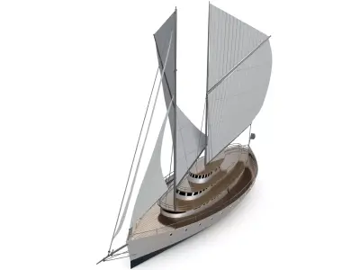 Catamaran 3D model
