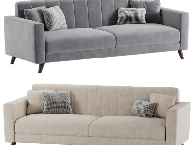 LOFT Triple Storage sofa 3D model