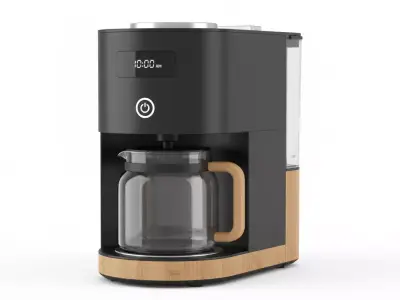 Simple Coffee Machine Free low-poly 3D model
