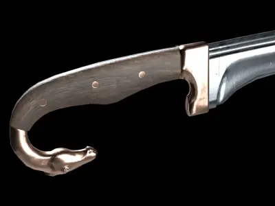 sword Free 3D model 8