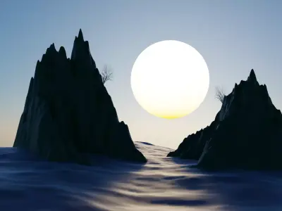 Ocean 3d model animated Free 3D model