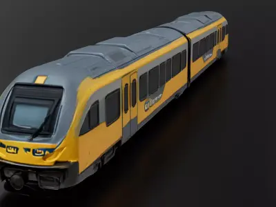 Shuttle Regional Train 3D print model