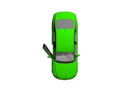AudiA8 top car Low-poly 3D model