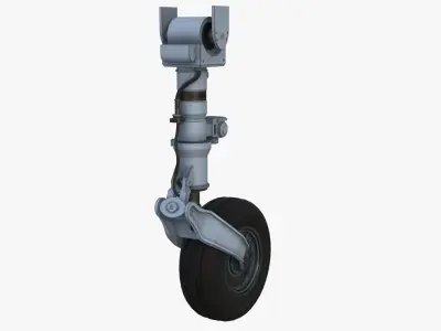  Aircraft Landing Gear Low-poly 3D model