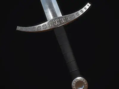 Medieval Sword 2 Low-poly 3D model purchase