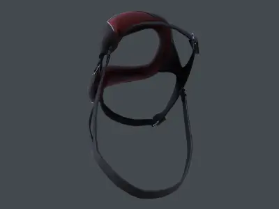 Inflatable Life Jacket SOLAS 3D model