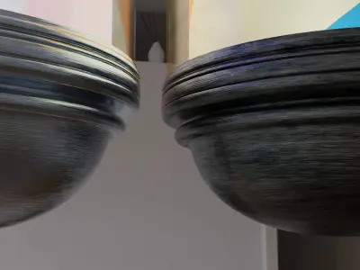Barber Pole  variable age and wear Low-poly 3D model