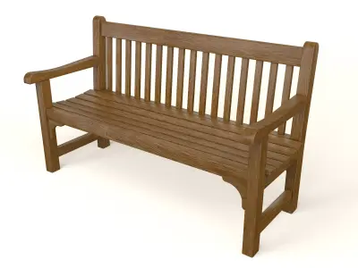 Park Bench 3D model by balamutka77