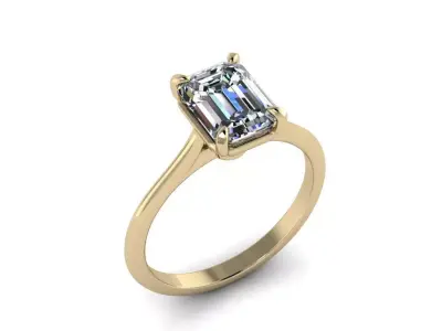 Engagment Jewelry Ring 211 3D print model