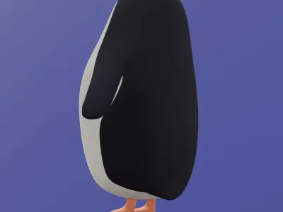 Cute penguin Free 3D model