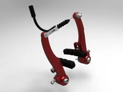 BIKE V-BRAKE Free 3D model