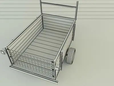 car trailer 99 3D model