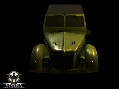 Military Combat Vehicle Low-poly 3D model