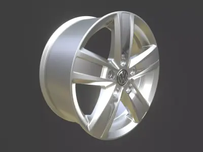 Wheel Volkswagen Original Transporter 3D model