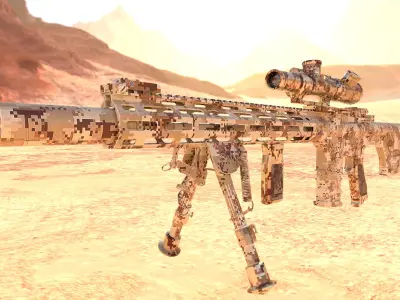 A and K Specialized DMR3 Low-poly 3D model