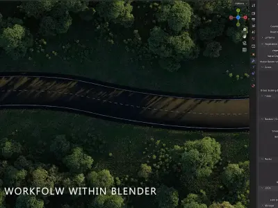 Blender Road Generator 3D model