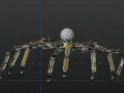 Spider Bot V2 3D model