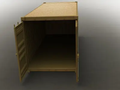 Container shipping 3D model buy
