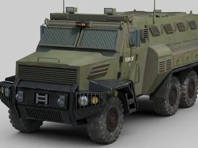 Intervention Truck 3D model