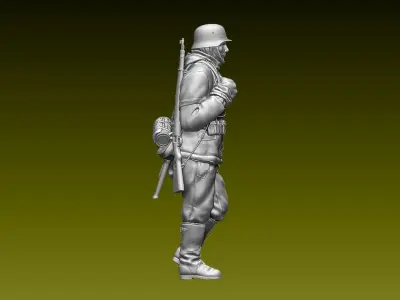 German soldier 3D print model 6