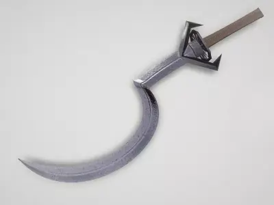 Game asset Unconventional Blade of Dual Origins 3D model