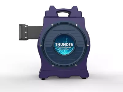 Modern Handheld Industrial Electric Leaf Blower Machine 3D model