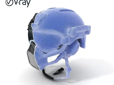 Advanced Tactical Helmet Model Pack Low-poly 3D model