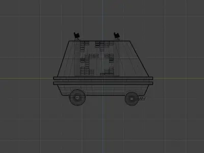 MSE-6 Mouse Droid Low-poly 3D model