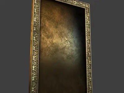 Picture frame Low-poly 3D model