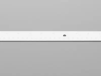 Metal Meter Stick Low-poly 3D model