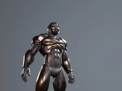 sci fi suit 3D model get