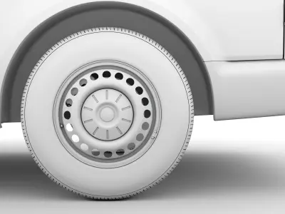 Volkswagen Transporter Van T6 2020 wheel 3D model