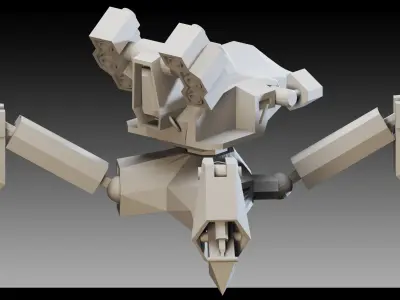 7 War Robots-Vol 03- High detail 3d models Low-poly 3D model