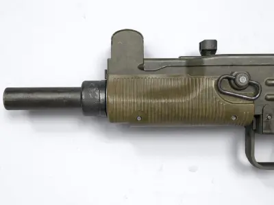 Game-Ready SMG IMI UZI  Low-poly 3D model