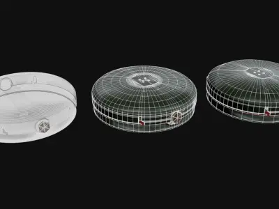 British WW2 Mk2 Anti-Tank Mine 3D model