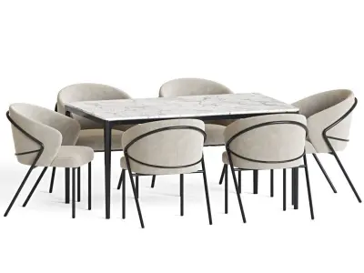 Dining Set 112 3D model